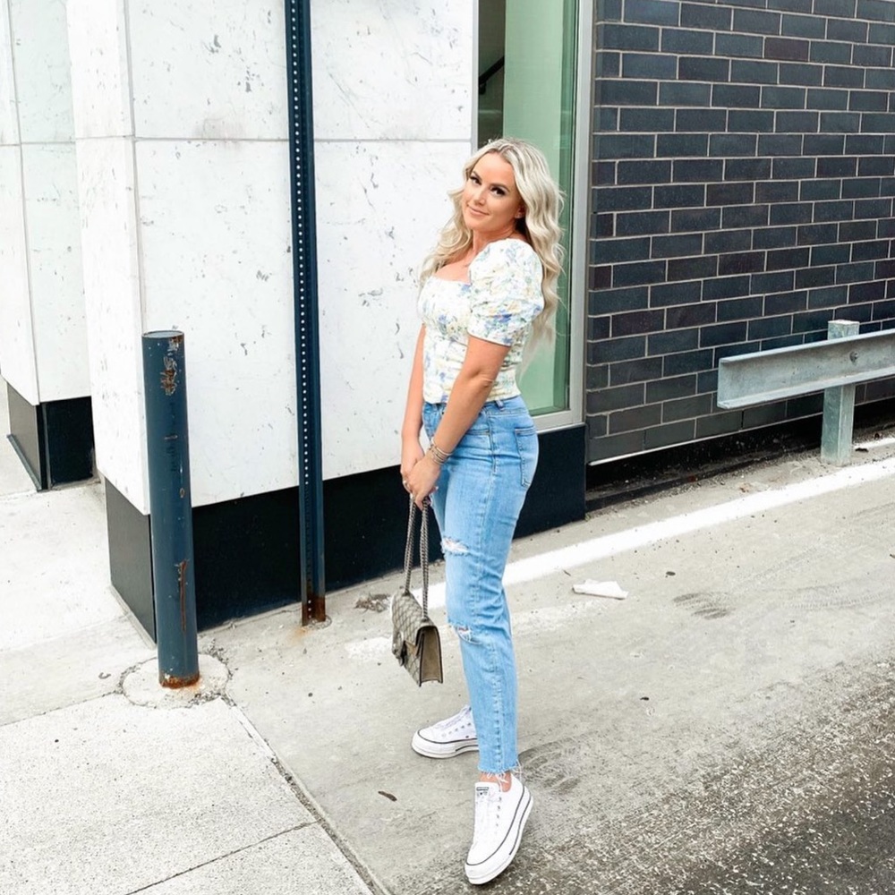 Abercrombie Linen Cropped Top